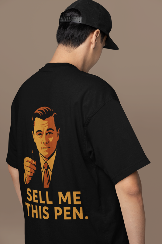 Leonardo Oversized T - Shirt - 100% Cotton Graphic Tee