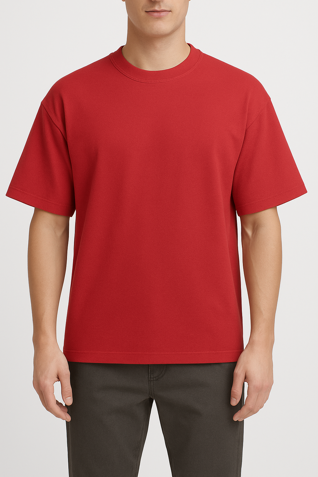 Unisex Oversized Classic Cotton Crew T-Shirt