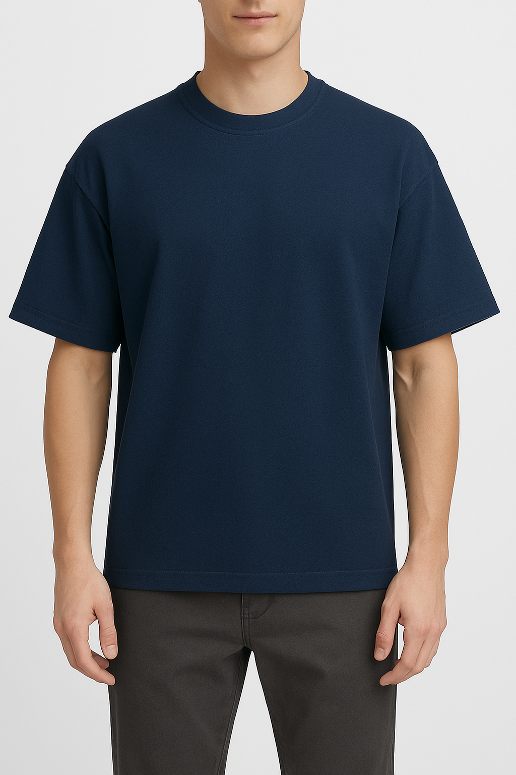 Unisex Oversized Classic Cotton Crew T-Shirt