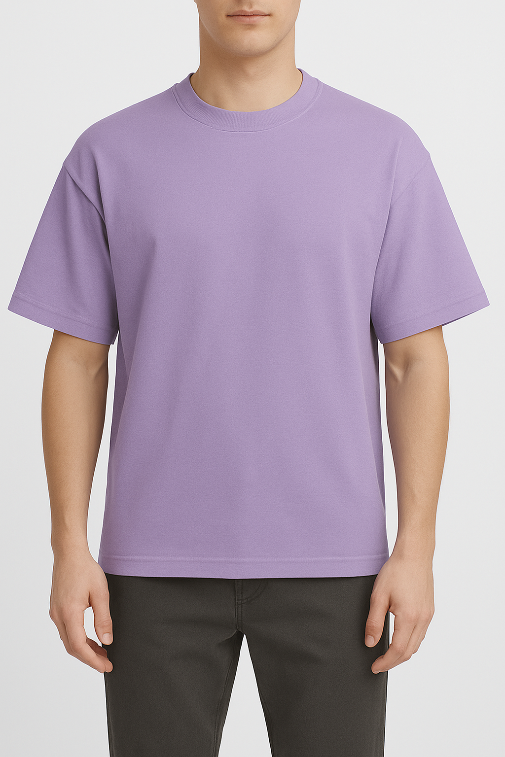 Unisex Oversized Classic Cotton Crew T-Shirt