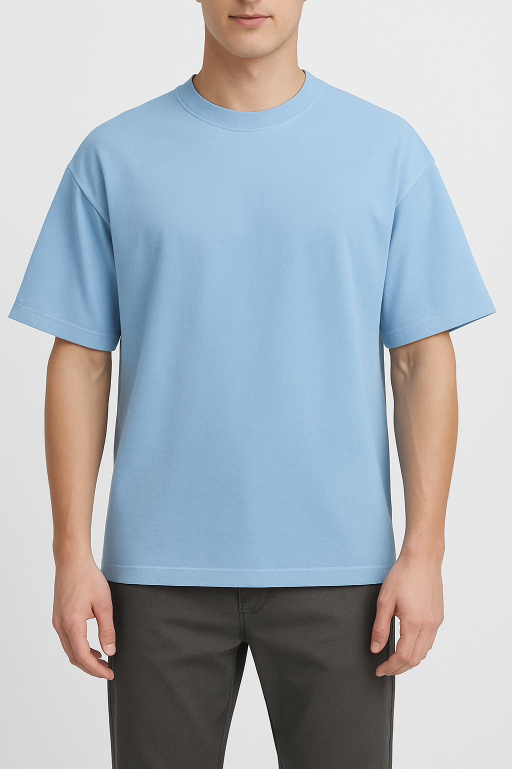 Unisex Oversized Classic Cotton Crew T-Shirt