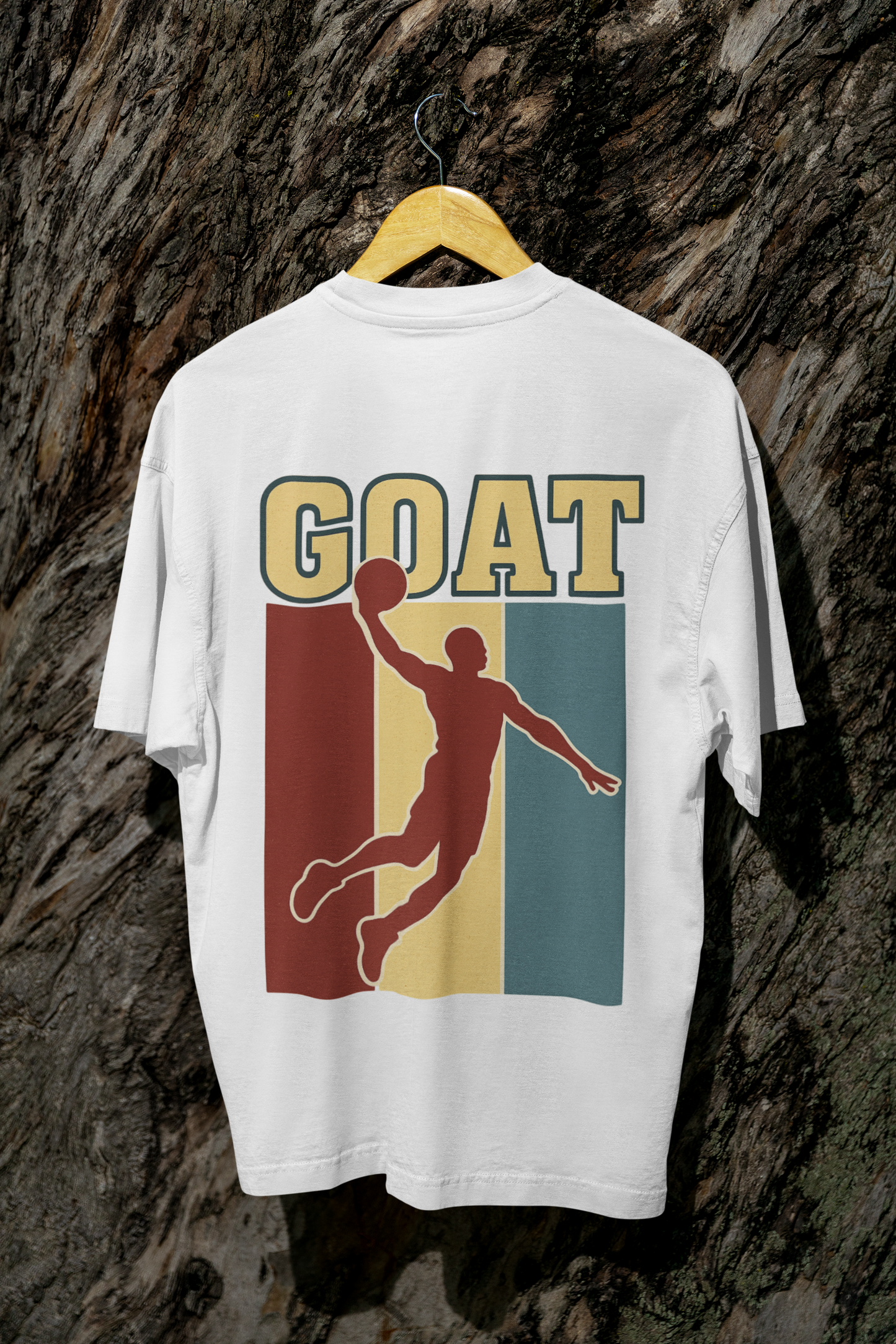 GOAT Oversized T - Shirt - 100% Cotton Graphic Tee
