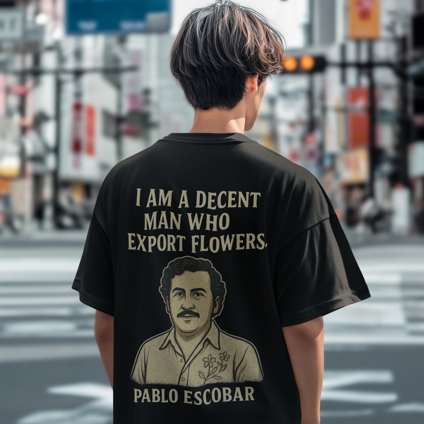Pablo Oversized T - Shirt - 100% Cotton Graphic Tee