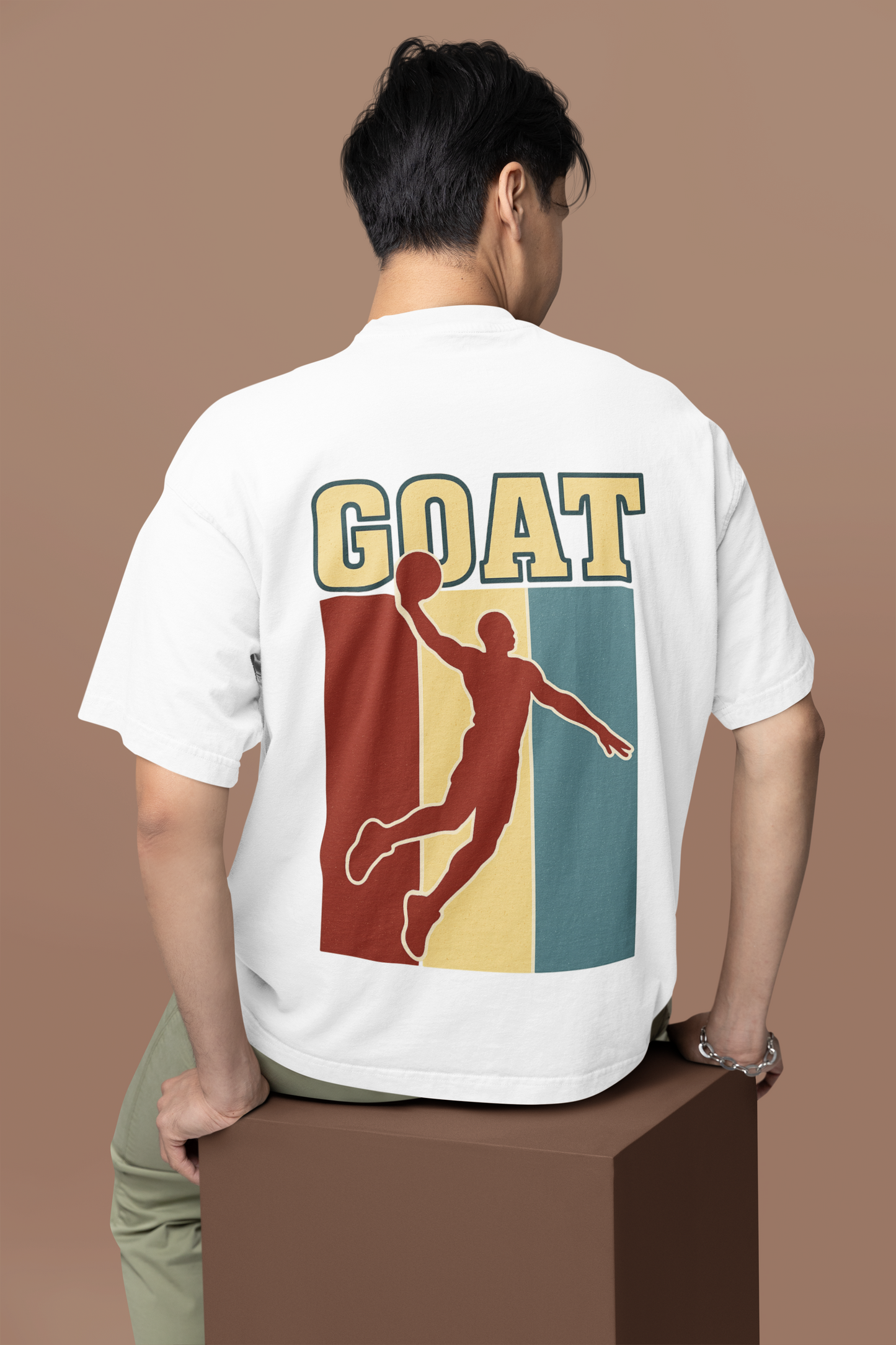 GOAT Oversized T - Shirt - 100% Cotton Graphic Tee