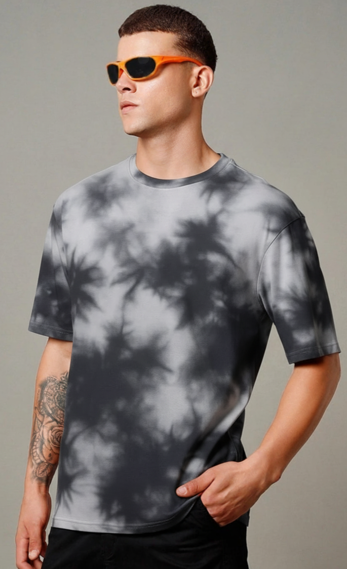 Cotton Tie Dye Oversized T-Shirt