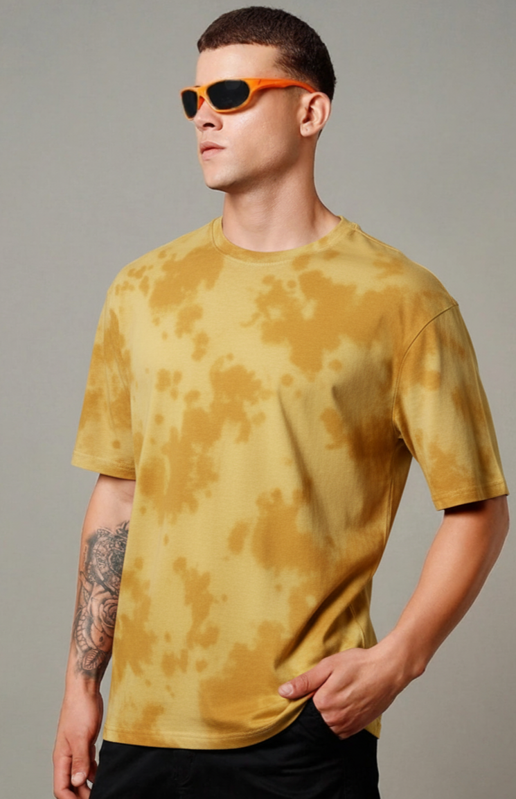 Cotton Tie Dye Oversized T-Shirt