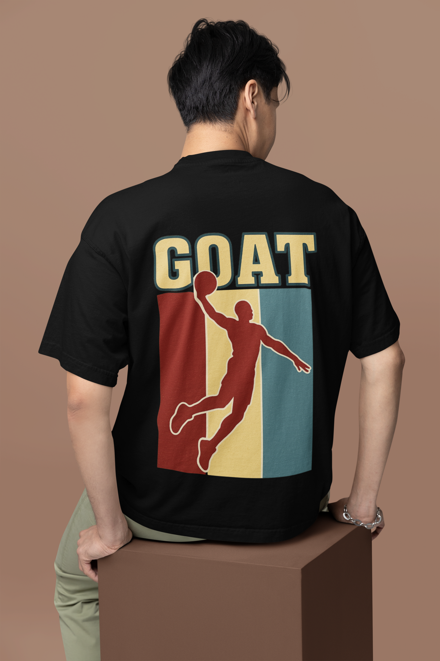 GOAT Oversized T - Shirt - 100% Cotton Graphic Tee