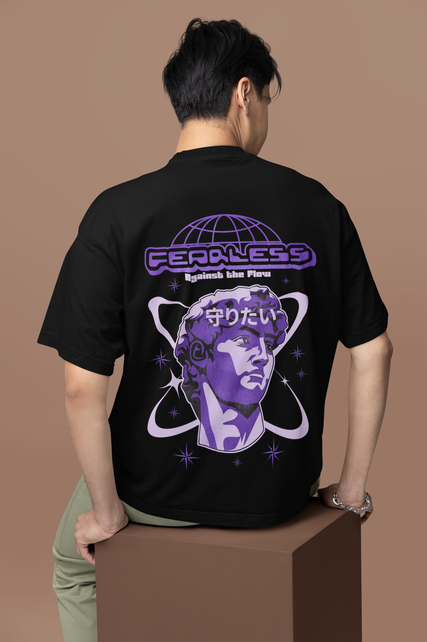 Greek God Oversized T - Shirt - 100% Cotton Graphic Tee