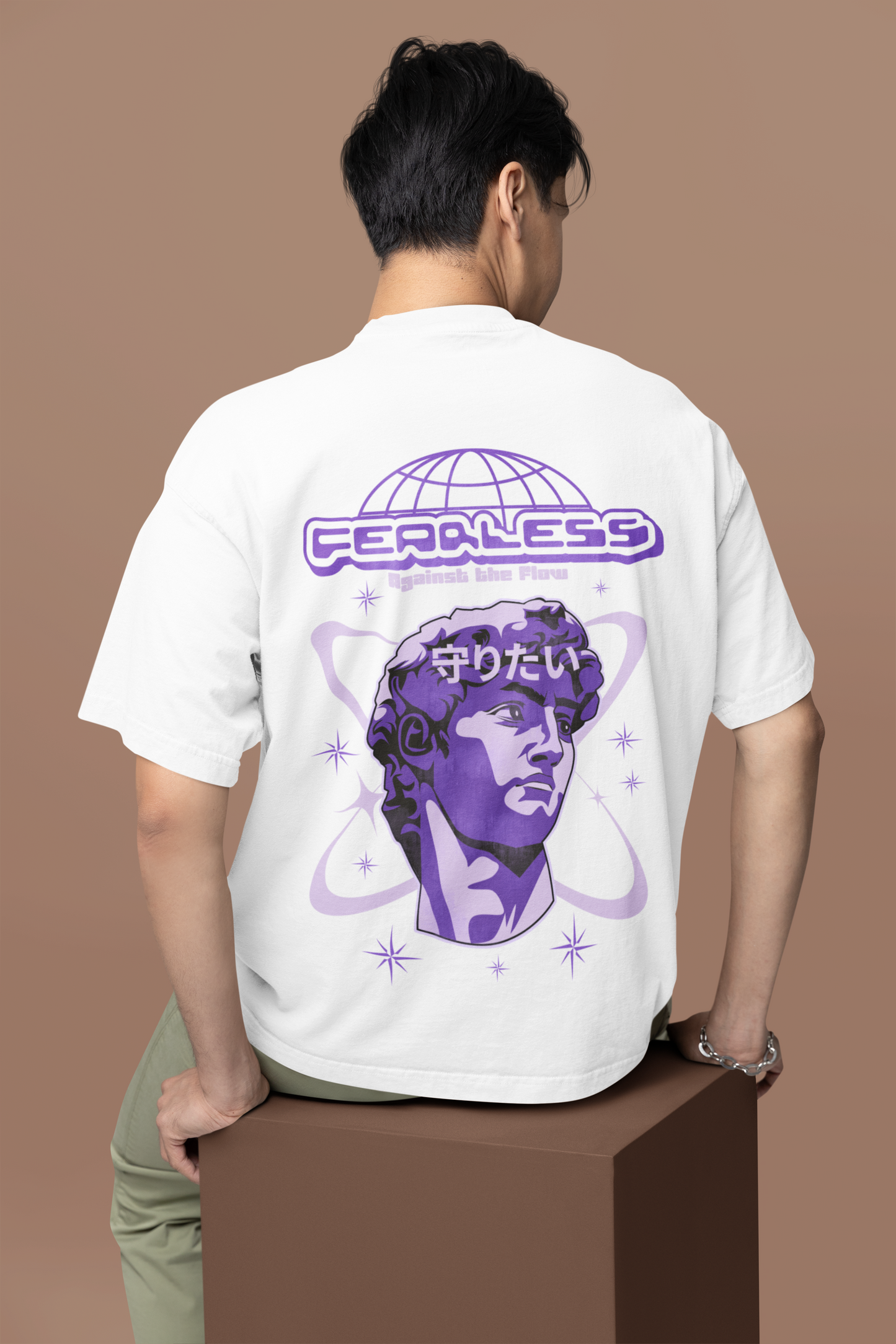 Greek God Oversized T - Shirt - 100% Cotton Graphic Tee