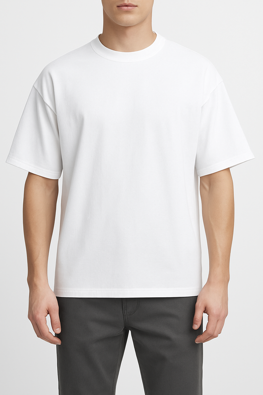 Unisex Oversized Classic Cotton Crew T-Shirt
